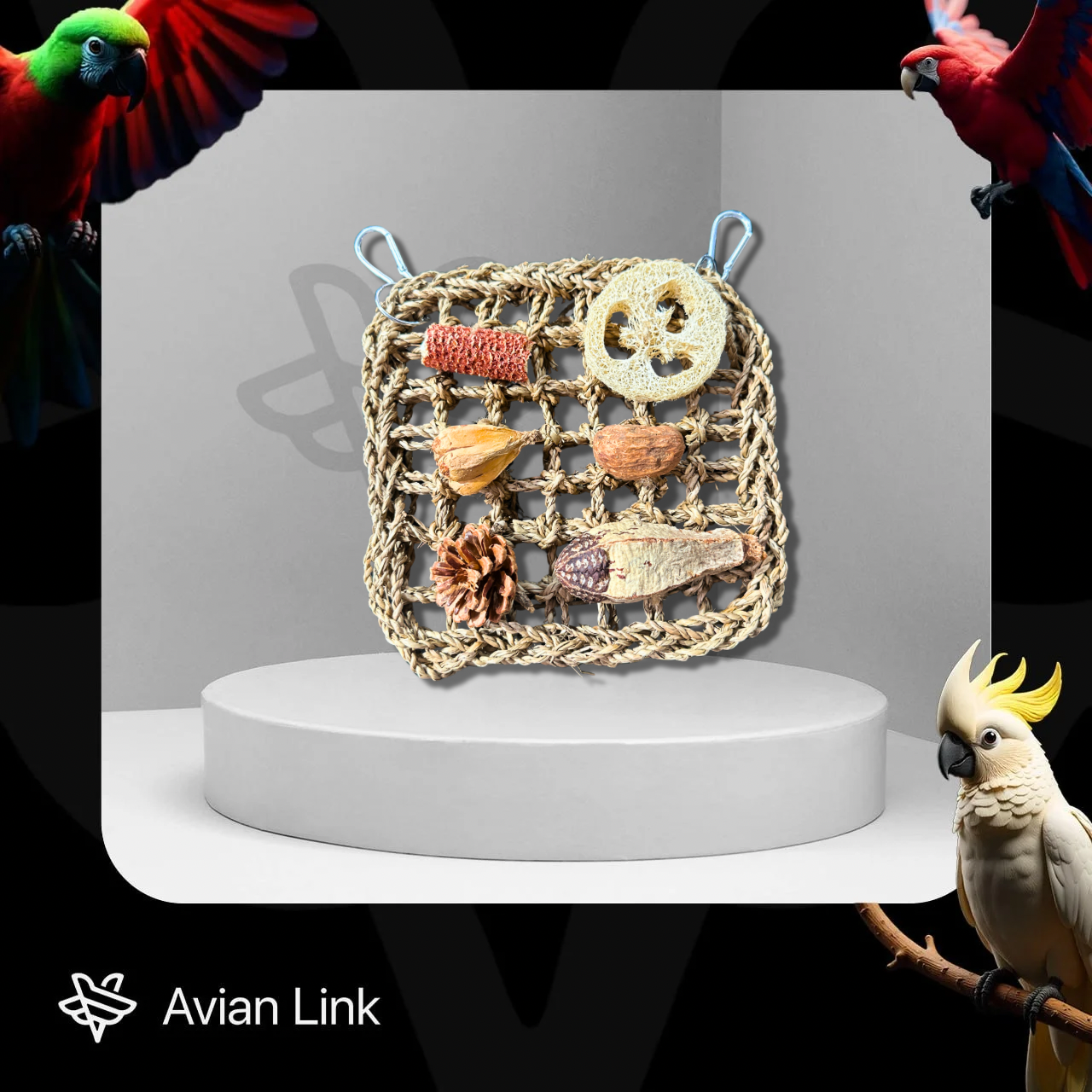 Big bird Foraging Toy - Climbing Net #1-07