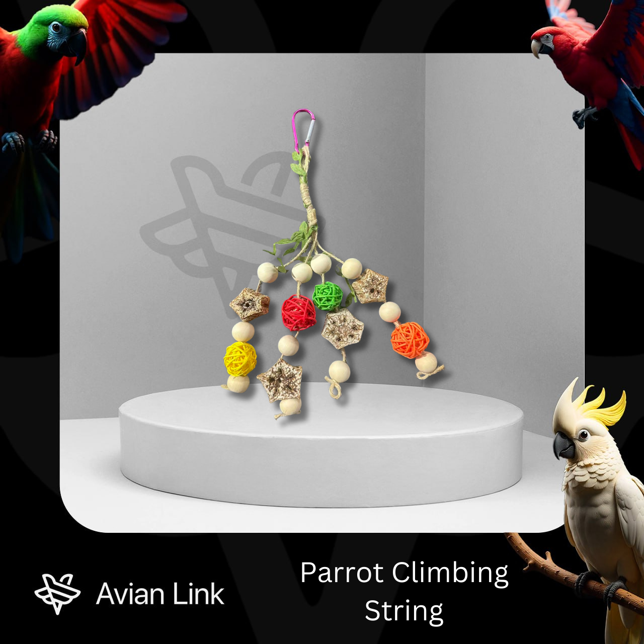 Big bird foraging toy - Parrot climbing string #1-23