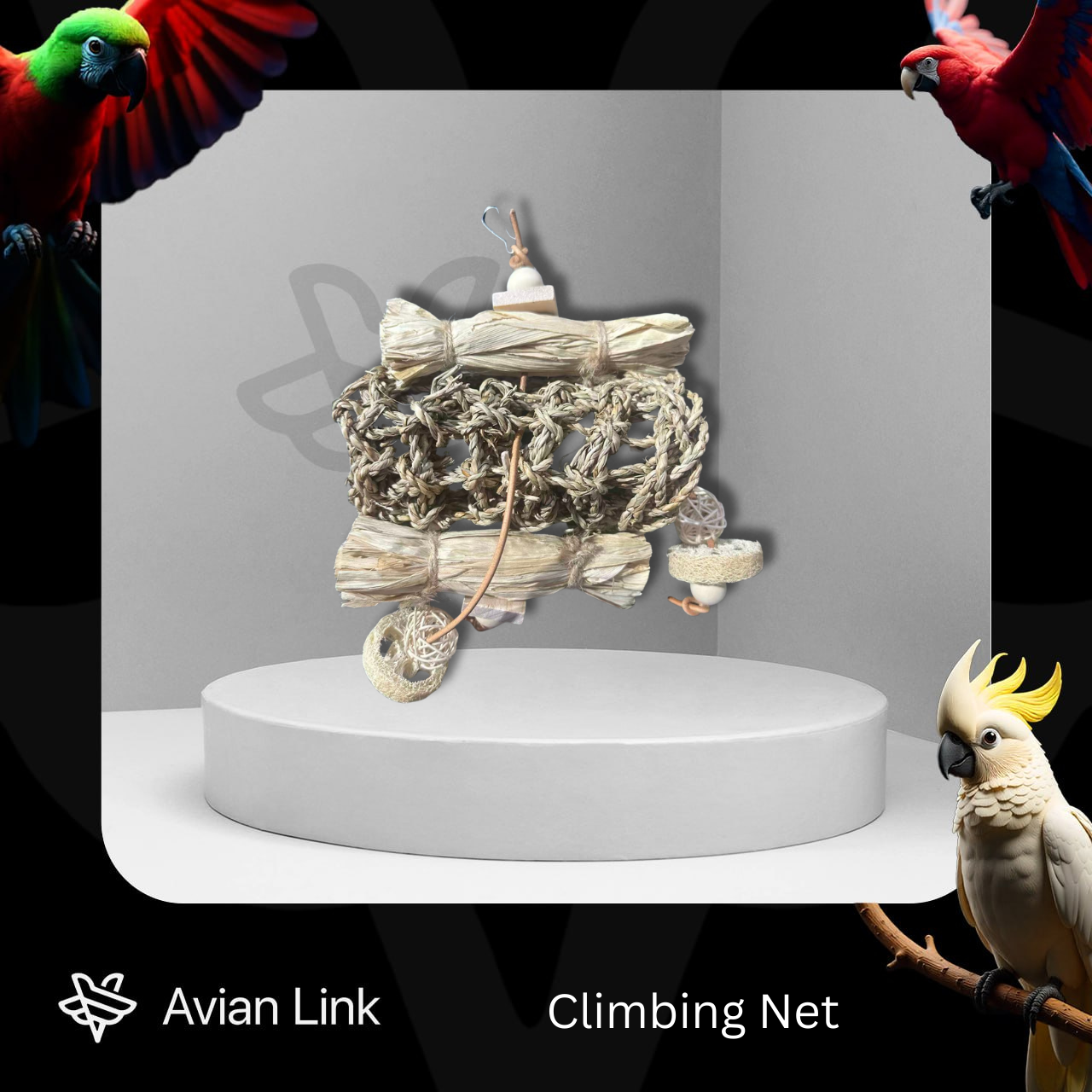 Big bird foraging toy - Climbing Net #1-25