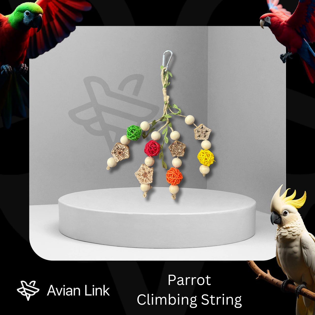 Big bird foraging toy - Parrot climbing string #1-13