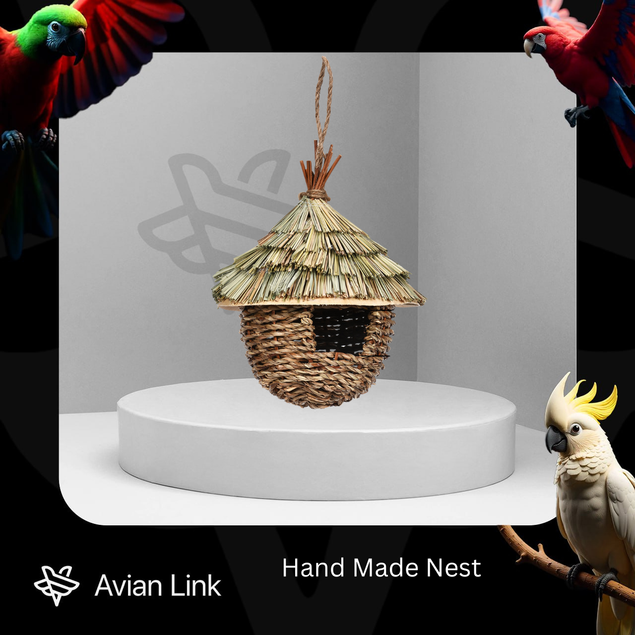 Big Bird Nest Accessory - Hand Made Nest #2-49