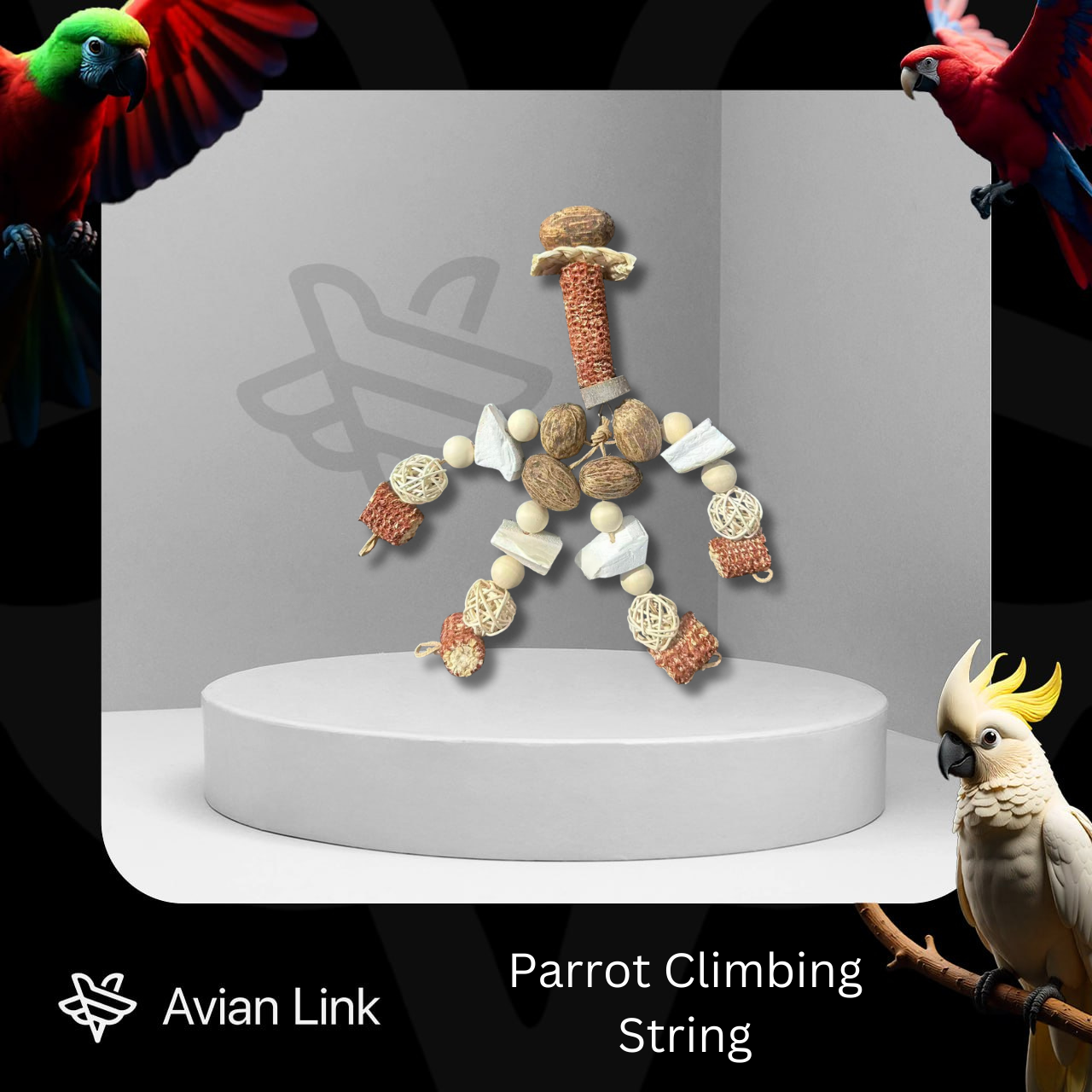 Big bird foraging toy - Parrot climbing string #1-20